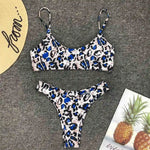 14 Color S - XL Sexy Leopard Bikini Women Swimwear Female Swimsuit Two-Pieces Bikini Set Brazilian Bather Bathing Suit Swim V871