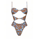 2Pcs Printed Swimsuit Women Sexy Bikini Push Up Swimwear Bandeau Biquini Female Hollow Bathingsuit Micro Swimming Suit Beachwear