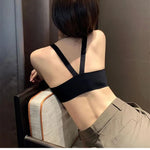 Front Closure Push Up Bra Seamless Underwear Women's Bras Without Steel Ring Gathers Non-wire Bra Beauty Back Sexy Lingerie