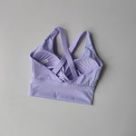 Women's Shock-Absorbing Yoga Sports Bra Summer Fitness Gathered Breasts Accessory Breathable Comfortable Yoga Sports Bra