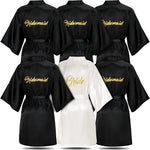 6 Pieces Bridesmaids Robes for Wedding Bridal Robes Matron Maid of Honor Wedding for Bridal Party Gifts