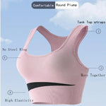 Sexy Beauty Back Top Sports Women's Underwear Shockproof No Steel Ring Bra Fitness Yoga Wireless Quick-drying Sports Bralette