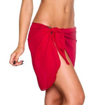 Women Bikini Cover-Ups Skirts Printed Chiffon Swimwear Pareo Scarf Swimsuits Cover-Ups Wrap Kaftan Sarong Beach Short Sexy Skirt
