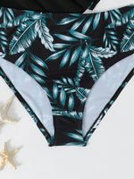 Strappy Printed Tankini 2026 Large Plus Size Swimsuit Women Beach Dress Swimwear Female Bathers Bathing Swimming Swim Suit 4XL