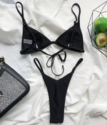 Extreme Mini Micro String Tiny Bikini Female Swimsuit Women Thong Swimwear Two-pieces Bikini Set Triangle Bathing Suit Swim Lady