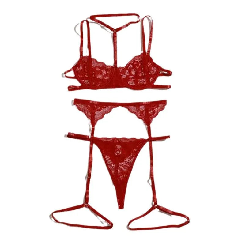 Sexi Babydoll Lace Bra And Panty Set Perspective Sex Erotic Costumes Lingerie Set Underwear Dress Porn Sexy Lingerie For Women