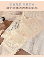 Plus Size Wireless Bra Women Summer Thin Minimizer Large Bust Support Side Coverage Anti Sagging Adjustable Straps Comfort White
