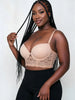 Plus-Size U-Shaped Backless Bra for Women, Sexy Push-Up Anti-Sagging Bra for Large Busts, Thin Invisible Backless Bra