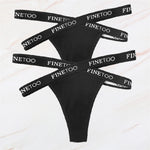 2Pcs/Set Women Thongs Panties Female Letter Belt Underwear Ladies Cotton Cross Strap Bikini M-XL G-String Girl Intimate Lingerie