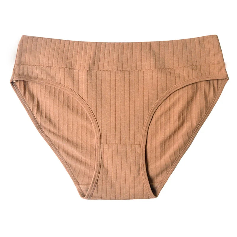 2Pcs/Set Cotton Panties Women Low Rise Underwear Solid Color Comfort Breathable Briefs Sexy Lingerire M-XL Seamless Intimates