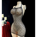 Sexy Women Fishnet Hollow Out Cover Up Dress See Through Bodycon Beach Swimwear Summer Style