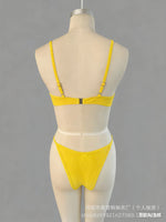 2026 Sexy Sheer Splicing Bikini Women Swimwear Female Swimsuit Two-pieces Bikini set High Leg Cut Bather Bathing Suit Swim