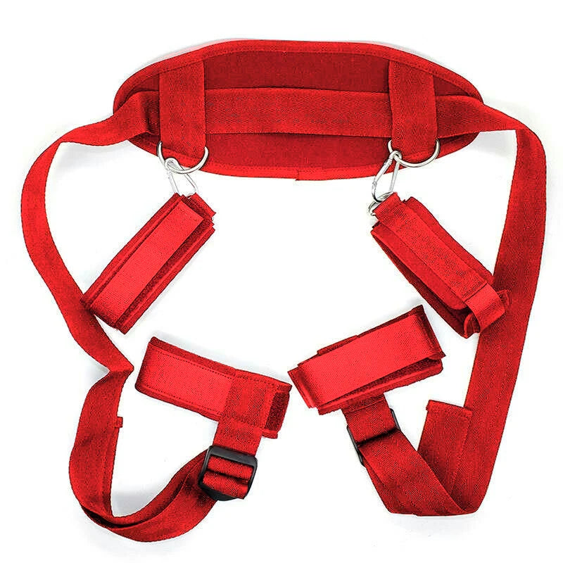 Adult Games BDSM Bondage Set Women RestraintsAdjustable Handcuffs Ankle Straps Fetish No Vibrator Erotic Accessories Sex Shop