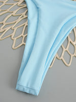 Sexy Starfish Bandeau Bikini 2025 Women Swimsuit Female Swimwear Thong Bikinis Set Brazilian Beach Wear Bathing Suit Biquini