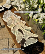 2026 Mid-waist Lace Panties Seamless Soft Mulberry Silk Bottom Crotch Women's Lace Panties Women