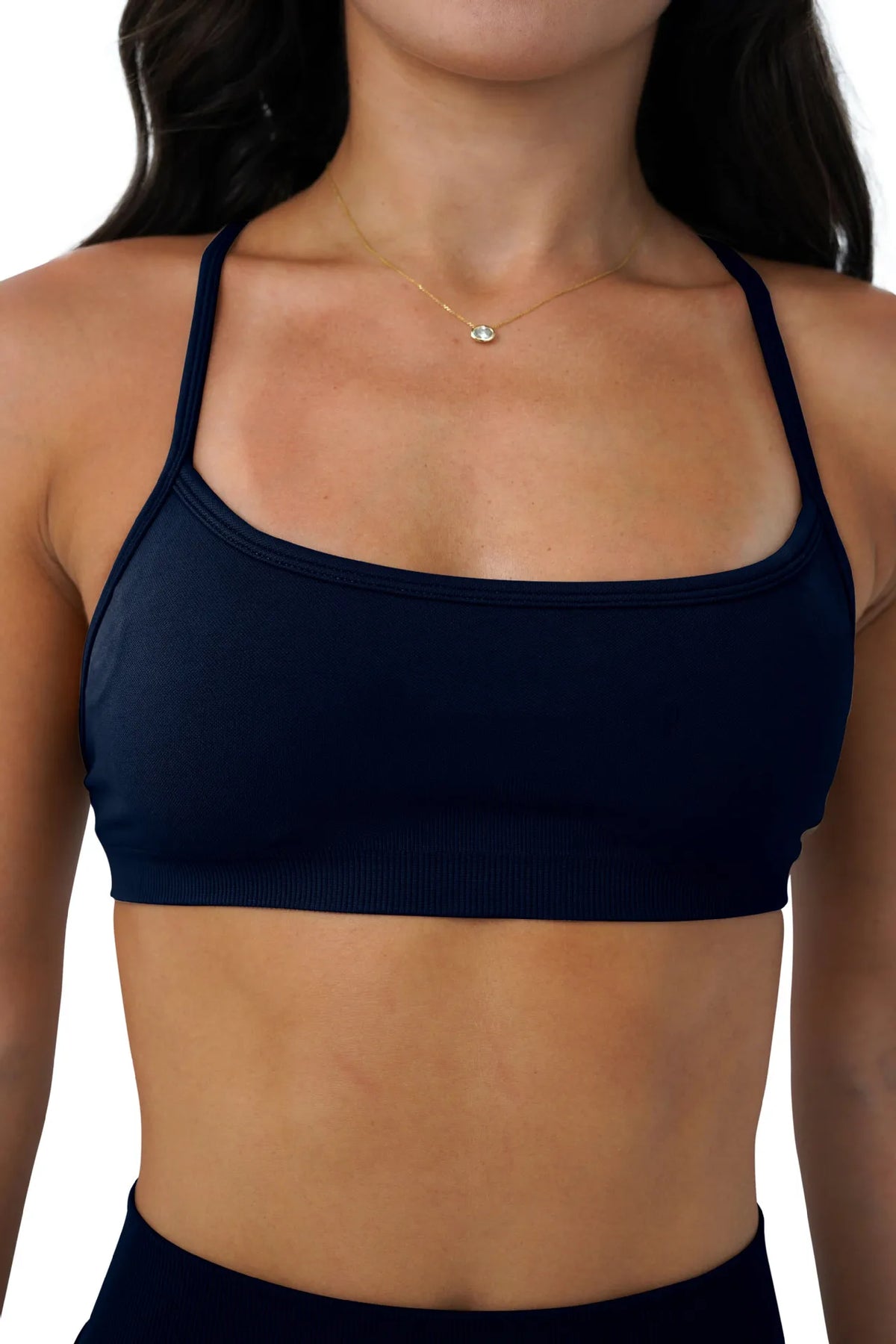 Sports Bra Women Padded Yoga Top Seamless Gym Bra Top Back Cross Workout Tank Top Push Up Fitness Crop Top Running Underwear