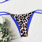 Halter Splicing Leopard Bikinis 2026 Satin Bikini Female Swimsuit Women Swimwear Two-pieces Bikini Set Micro Bathing Suit Swim