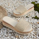 Sexy Fish Mouth Elegant Flat Slippers Summer New Round Headed Comfortable Beach Casual Slippers
