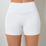 Yoga Shorts Gym Sports Shorts Women High Waist Workout Fitness Short Leggings Running Cycling Tight Soft Sportswear