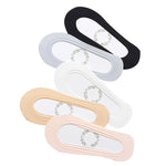 Women's Shallow Mouth Socks Ultra-Thin No Trace Invisible Sock Slippers Summer Ice Silk Boat Socks Silicone Anti-Skid Boat Socks