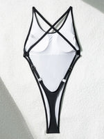 Extreme Mini Micro G String Cross Backless Thong Monikini Women Swimwear One Piece Swimsuit Female High Cut Bathing Suit Swim