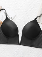 Black Deep V Sexy Lingerie Women's Underwear Retro Elegant Underwear Can be Paired with Deep V Evening Dress U055