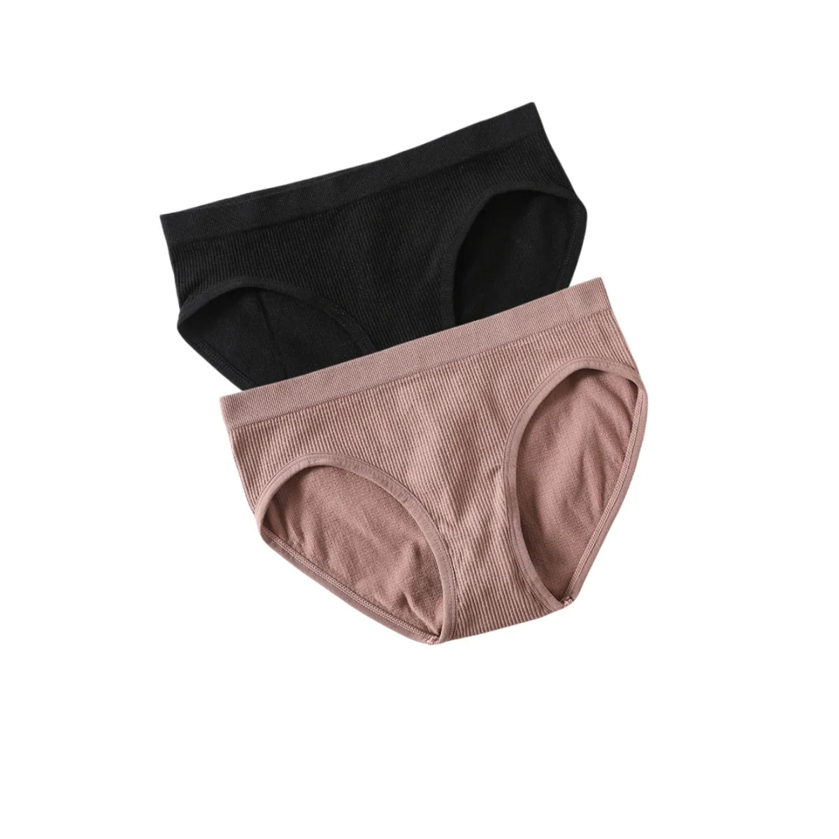 2Pcs/Set Seamless Panties Women Briefs Panty Low Rise Bikini Sexy Underwear Female Full Coverage Underpants Lingerie Panty