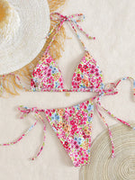 Sexy Micro Bikini Women Swimsuit Trend Two-piece Thong Bikini Set Lace Up Beach Wear Female Swimwear for Woman Bathing Suit