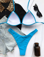 2025 Halter Bra Cup Bikini Women Swimsuit Female Push Up Swimwear Two Pieces Bikini Set Brazilian Bather Bathing Suit Swim Lady