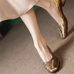 Fashionable and Comfortable Square-toe Shallow-mouth Single ShoesNew Block Heel Temperament Casual Women's Shoes