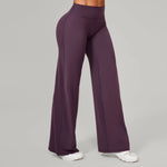 Women Straight Yoga Leg Bottoms Soft Stretchy Fabric Women's Yoga Pants GYM Sweat-Wicking Properties Running Sport Trousers