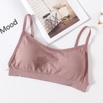 Women Seamless Bras Women's Bra Top Female Underwear Sexy Lingerie Removable Pad Bandeau Backless Fitness Top Wireless Bralette