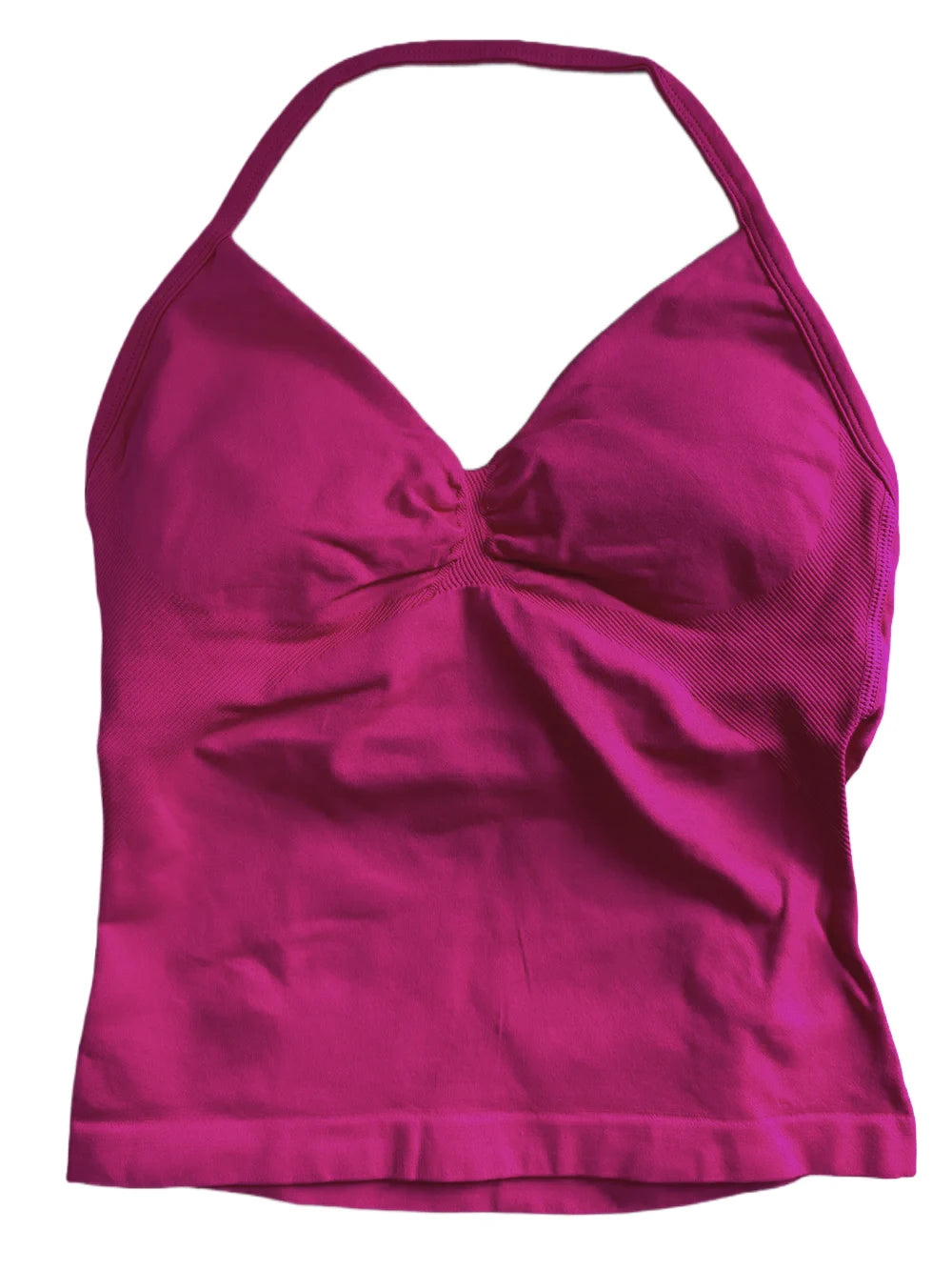 Longline Gym Top Women Clothes Sports Shirts Yoga Crop Top Vest Sports Bra Padded Halter Fitness Backless Workout Tank Top Woman