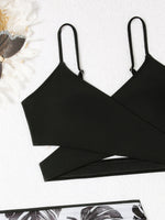 3 Pieces Bikini 2026 Women Black Swimwear Female Sexy Swimsuit With Beach Skirt Bathers Bathing Swimming Swim Suit Beachwear