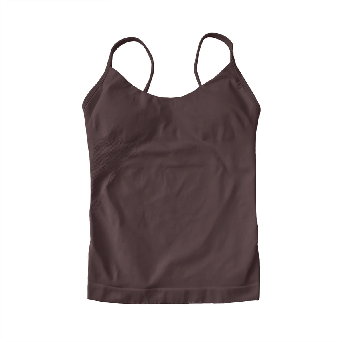 NCLAGEN Women's Pilates Tank Top Gym Clothes Yoga vest with built in bra Thin Strap Seamless Fitness Sportswear Workout Tops