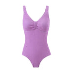 Black One Piece Swimsuit Female 2026 Crinkle Swimwear Women Slim Bathing Suits Summer Beach Wear Sports Monokini Swimming Pool