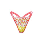 1pc Low Rise Mixed Color Sexy Women G-string Fashion Style Hollow out Elegant Sexy Lingerie Breathable Soft Lady Thong Underwear