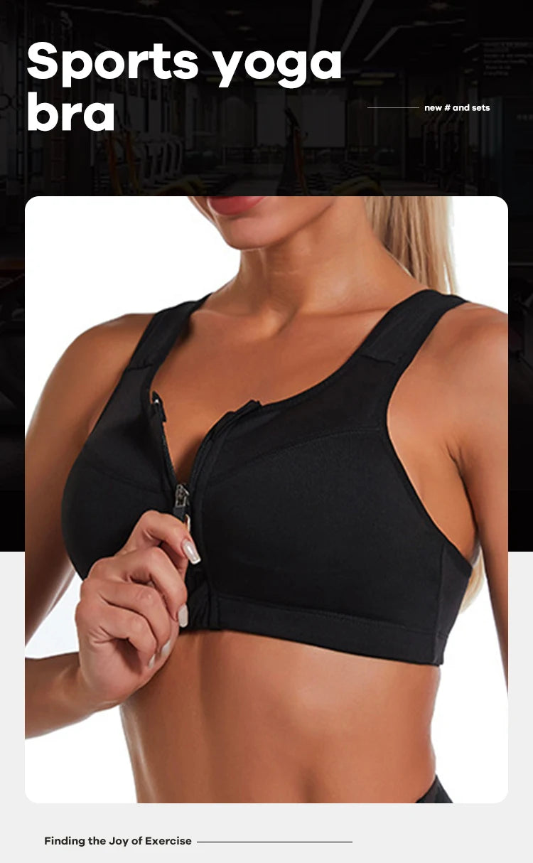 CZGUKE Yoga Fitness Bra Shock-absorbing Sports Bra Breathable and Quick Drying Training Running WOMEN'S Underwear