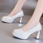 2026 Heels Women Pumps Shoes Platform Wedding Office Party Shoes Woman Sexy High Heels