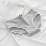 1Pc Women's Underwear Cotton Panties Comfort Briefs Low Waist Seamless Underpants Solid Color Lingerie