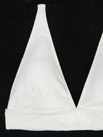 2026 Triangle High Waist Bikini Solid Strappy Swimwear Female Sexy Swimsuit Women Bathers Bathing Swimming Swim Suit Beachwear