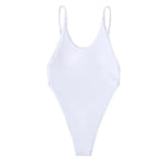 One-piece Bikini Women Sexy Monokini Sleeveless V-Neck Swimsuit Backless Design Figure-Enhancing Fit