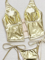 Halter Top Bikini Micro Bikinis Set 2026 Womens Swimsuit Sexy Female Thong Swimwear Bathing Suit Thong Biquini Swimming Suits