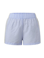 Women's Loose Shorts Elastic Waist Plaid Print Wide Leg Short Pants Summer Casual Daily Beach Athletic Wear