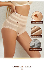 1Pc Women's Bodyshaper Belly Tightening Pants Body Lifting High Rise Panties Tummy Control Hip Underwear Solid Shapers Lingerie