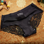 Women's Panties Sexy Lace Seamless Female Underwear Low-Waist Plus Size XXXXL Elasticity Briefs for Ladies Breathable Lingerie