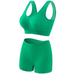 Women Seamless Bra Set Female Bra Tanks Low Waist Boyshorts Underwear Sexy Casual Sports Panties Lingerie Set S-5XL Intimates