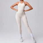Women's Yoga Jumpsuits Sports Fitness Hip-lifting Cross Beauty Back Adjustable Straps One-piece Training Workout Gym Bodysuits
