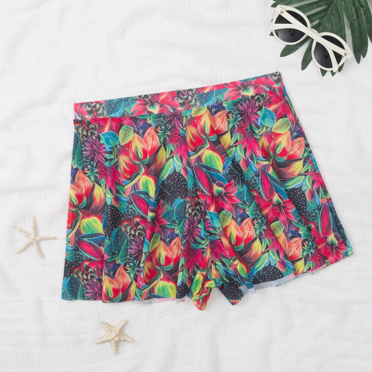 Mesh Women Trim Cover Up Shorts Beach Swimsuit Cover-Ups For Swimwear Beach Shorts 2026 Summer Beachwear Swimwear Sarong Pants