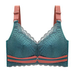 Women's Plus Size Minimizer Bra Full Coverage Lingerie Wire Free Push Up Bra for Femme Brest Pumping Underwear Plus Size 44 46DE